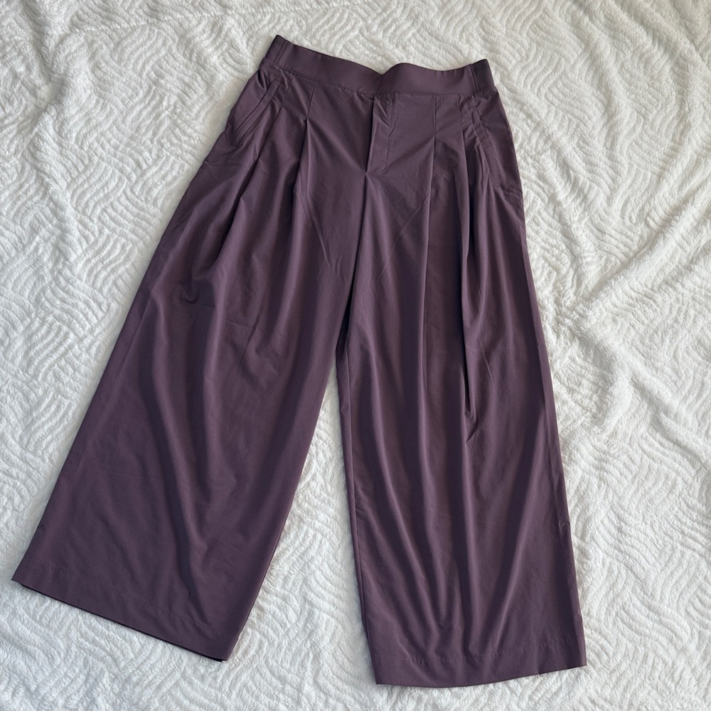 Athleta Purple Wide-Leg Pants